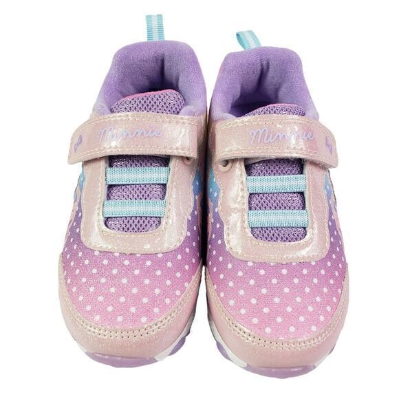 Disney Minnie Mouse Girls Light Up Light Up Shoes Size 6 (14cms) New - Picture 4 of 16